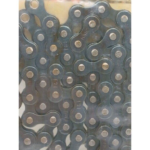 Vintage KMC RJ (1/2 X 1/8) Black Bike Chain 110 Links NOS - Picture 7 of 7